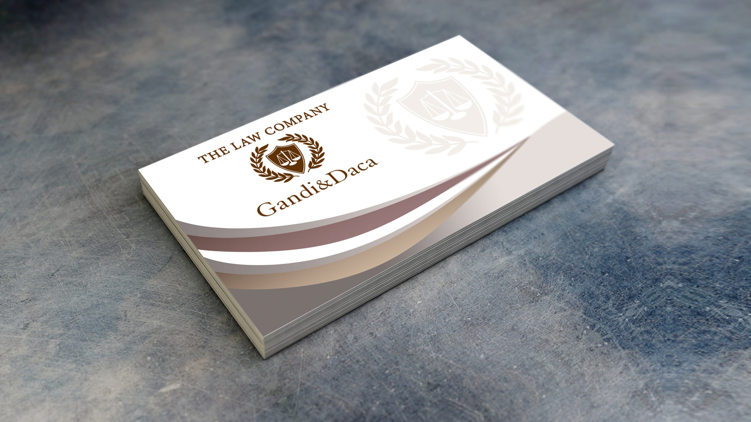 Law Company Business Card Design