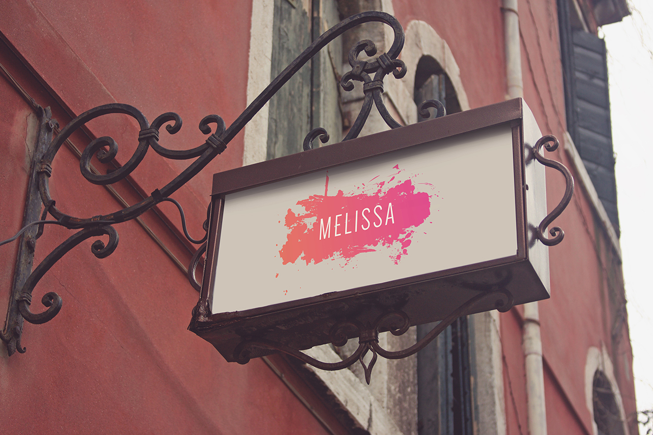 Logo Design Melissa Shop