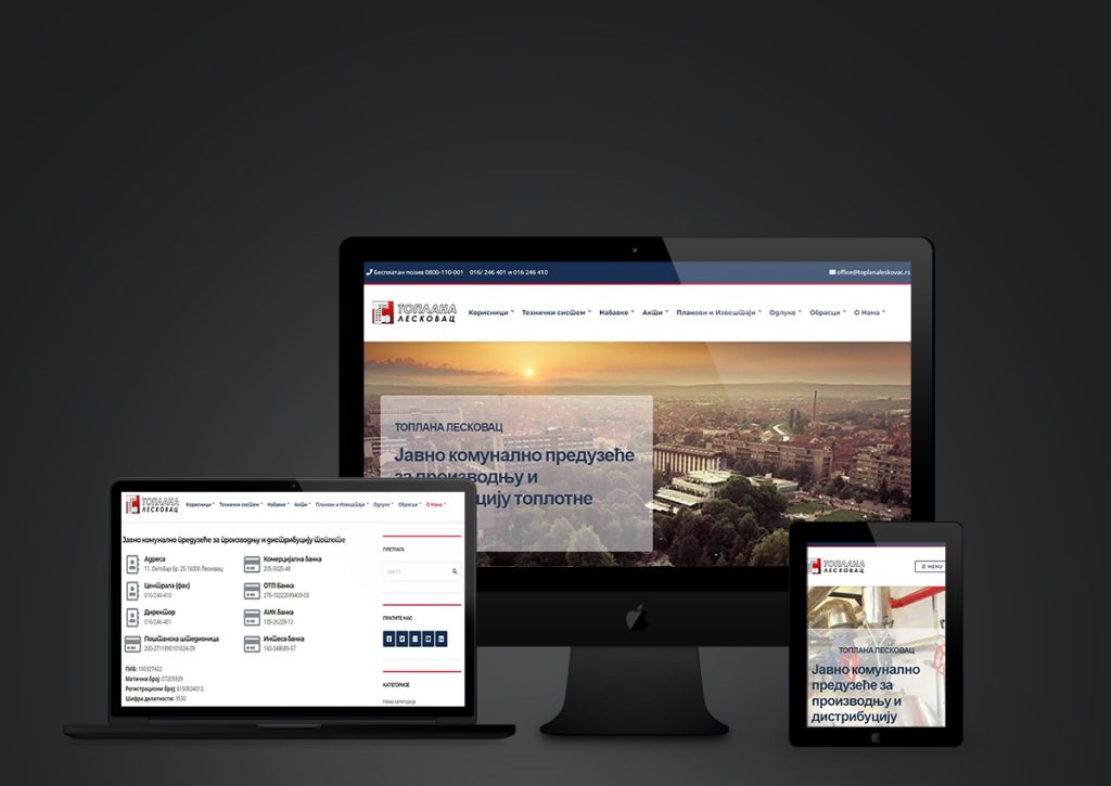 toplana-leskovac-website-development